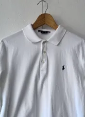 ラルフローレンスポーツ レディース 長袖 カラ Tシャツ M サイズ