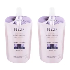 [2個セット]ELIXIR エリクシール ブライトニング エマルジョン みずみずしいタイプ ca 詰替え 110mL 乳液 透明感[医薬部外品][ネコポス]