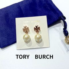 新品 TORY BURCH トリーバーチ ロゴ ゴールド ピアス ショッパー付