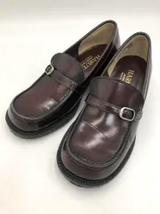 HARUTA ハルタ ベルトヒールアップ ローファー シューズ size23.5EEE/ダークブラウン ■■ レディース