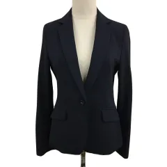 イネド INED ジャケット テーラード シングル 無地 長袖 9 紺 ネイビー