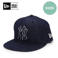 ニューエラ【ＮＥＷ ＥＲＡ】キッズ Youth 9FIFTY Denim ニューヨーク・ヤンキース ネイビー デニム キッズ 52 - 55.8cm 6～15歳 身長130～160cm 子供 キャップ 帽子 ユース スナップバック