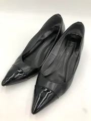 artemis by DIANA アルテミス バイ ダイアナ RT14779 つま先切り替えデザイン ポインテッドトゥ パンプス size24.0cm/黒 ■■ レディース