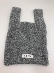 THE YOn ザヨン グリッターシャギーニット トート バッグ シルバー  ■■ レディース