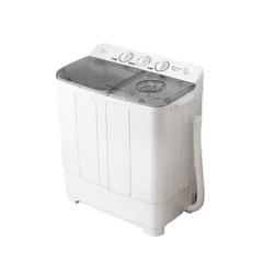 「大人気商品」 洗濯機 全新品 洗濯容量6kg 脱水容量4kg プラスチック槽 キレイ タイマー コンパクト 一人暮らし 節電 二槽式洗濯機 まとめ洗い 脱水器 縦型洗濯機 ホワイト 洗濯物きれい 引越し 1のサムネイル