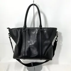 COACH コーチ トートバッグ 2way ショルダーバッグ A4収納可 通勤 ビジネス レザー メンズ  ブラック 鞄 B15957◆