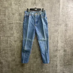 【Y-204】Le Chic M サイズ デニムパンツ レディース ストレート ジーンズ 色落ち 古着 シンプル カジュアル