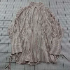 ◇ Θ アングリッド Ungrid 112220448001-01 ストライプシャツ ピンク系 レディース F E  【1602040014161】