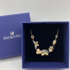 221　SWAROVSKI　スワロフスキー　ネックレス　MAGNETIC　昆虫　蝶々　バタフライ　パピヨン　アクセサリー　クリスタル　レディース　シンプル　きれいめ　上品
