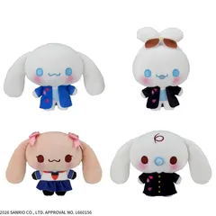 ゆるかわサンリオキャラクターズ マスコットやんちゃ　シナモンフレンズVer. 学ラン　セーラー服　シナモロール　Sanrio 非売品