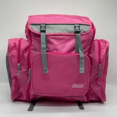 BN7931□Coleman トレックパック リュック 42-50L ピンク×グレー 修学旅行 林間学校