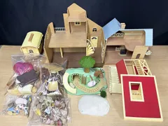 【現状品】 シルバニアファミリー 家具 小物 お家 学校 ハンバーガーワゴンなど まとめ ★