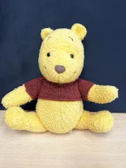 Disney ディズニーランド くまのプーさん ぬいぐるみ 当時物 手足可動 全長約37cm ★