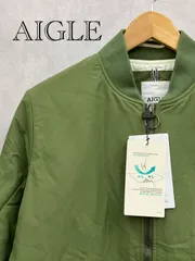 AIGLE エーグル カロンブ パデッドジャケット zbf086j 中綿 ジャケット  ブルゾン サイズ 40 緑 グリーン ナイロン ポリエステル レディース _241021のサムネイル