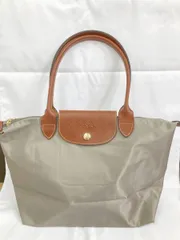 LONGCHAMP ロンシャン ル プリアージュ オリジナル M セミショルダーバッグ 肩掛け ナイロン    トート バッグ sizeM/グレー■■レディース