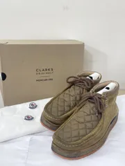 CLARKS クラークス モンクレール コラボ MONEWALLABEE ワラビー ブーツ sizeUK7 25.0/茶■■◎メンズ