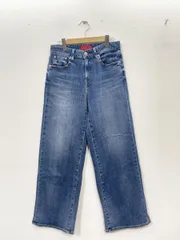 RED CARD TOKYO レッドカードトーキョー 35thAnniversary ワイド デニムパンツ size24 S相当/青■■◎レディース