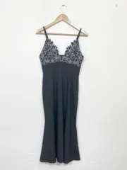 PROPORTION プロポーション ボディドレッシングキャミソールワンピース マーメイド レース 結婚式 二次会 ドレス sizePS/S相当/黒■■レディース