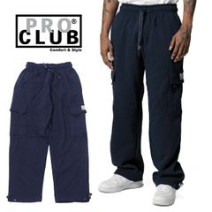 PROCLUB プロクラブ スウェットカーゴパンツ ネイビーXL限定入荷
