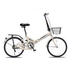JIEBEIER 折りたたみ自転車 ブラウン 20インチ - メルカリ