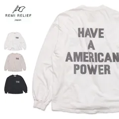 レミ レリーフ【REMI RELIEF】HARD SP加工20 天竺ロンTee Tシャツ 長袖 トップス ロングスリーブ メンズ レディース 日本 リラックスフィット コットンのサムネイル