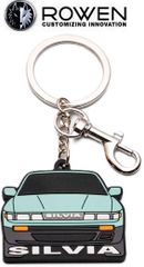 【M's】 ROWEN SILVIA S13 Rubber Keyring 8NR025 キーホルダー ラバーキーリング 愛車のキー かわいい おしゃれ 東京オートサロン 大人気 プレゼント シルビア グリーン 8NR025-GN