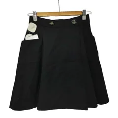ヴィヴィアンウエストウッドレッドレーベル Vivienne Westwood RED LABEL ウールギャバジン ラップスカート レディース JPN：2 
