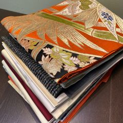 まとめ売り】正絹大島紬7枚 リメイク素材 ハンドメイド向け - メルカリ