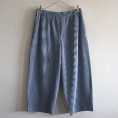 【美品】 HOMME PLISSE ISSEY MIYAKE【プリーツ パンツ】 2  グレー オムプリッセ イッセイミヤケ s2602120のサムネイル