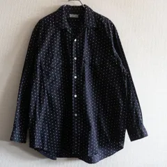 【AD1988】COMME des GARCONS HOMME 【ドット柄 オープンカラー シャツ】80S コムデギャルソン オム s2602078