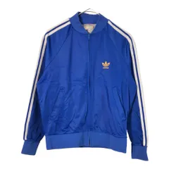 70年代 adidas アディダス ATP トラックジャケット ヴィンテージ スポーツ ブルー(メンズ XS相当)中古 古着 X3925