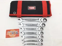TONE 首振 クイック ラチェット めがねレンチ  7点 セット トネ 楽天市場】トネ tone 首振クイックラチェットめがねレンチセットの通販