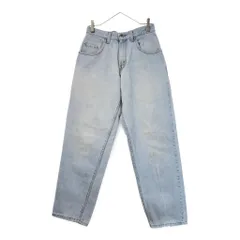 90年代 USA製 Levi's リーバイス SilverTab シルバータブ baggy デニムパンツ ブルー(メンズ W28 L32)中古 古着 X3928