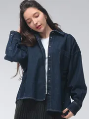 MAX MARA (マックスマーラ) レディース デニムシャツ 長袖のサムネイル