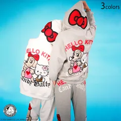 CANDY GALFY × HELLO KITTYコラボ 仲子パーカー◆GALFY