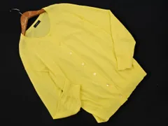 SHIPS シップス カーディガン 黄 ■◇ レディース