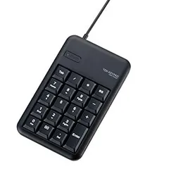 エレコム (まとめ) コンパクトUSBテンキーパッド TK-TCM013BK (×3セット)
