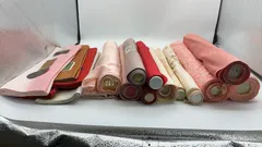 MO-00479 裏地八掛地残反物未使用品等全て正絹まとめ売り