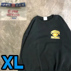 T7678 JERZEES スウェット　カレッジ　ワンポイント　古着