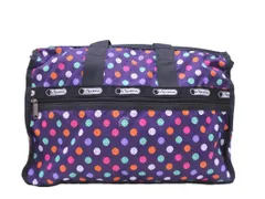 レスポートサック ウィークエンダー ドット ボストン バッグ 紫 ■■ レディース