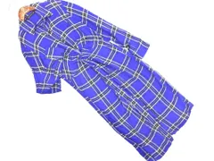 ZARA WOMAN ザラ ウーマン チェック シャツ ワンピース sizeS/青 ■◇ レディース