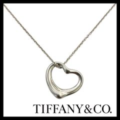 TIFFANY】ティファニー ネックレス オープンハート 42cm SV925 - メルカリ