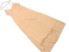 snidel スナイデル サテン ジャガード キャミソール ワンピース size1/ベージュ ■◇ レディース