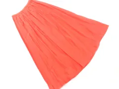 BEAUTY & YOUTH ビューティ&ユース ユナイテッドアローズ ロング フレア スカート 朱色 ■◇ レディース