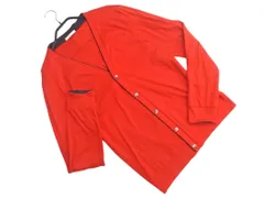 TAKEO KIKUCHI タケオキクチ Vネック カーディガン size3/赤 ■◇ メンズ