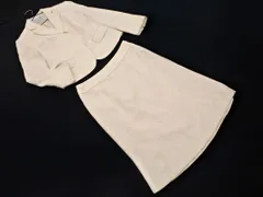 23区 セットアップ ジャケット スカート スーツ size38/アイボリー ■◇ レディース