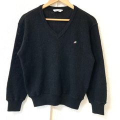 70s madein USA PEBBLE BEACH ネイビー Vネックセータ - メルカリ