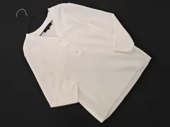 UNTITLED アンタイトル ヘンリーネック 七分袖 ニット セーター size2/白 ■◇ レディース