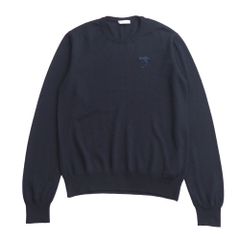 VERSACE ヴェルサーチ セーター サイズS メデューサ刺繍 クルーネック 長袖 ニット ブランド古着【中古】20260227/RA8126