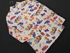 LOCAL MOTION ローカルモーション アロハ柄 シャツ sizeL/白 ■◇ メンズ